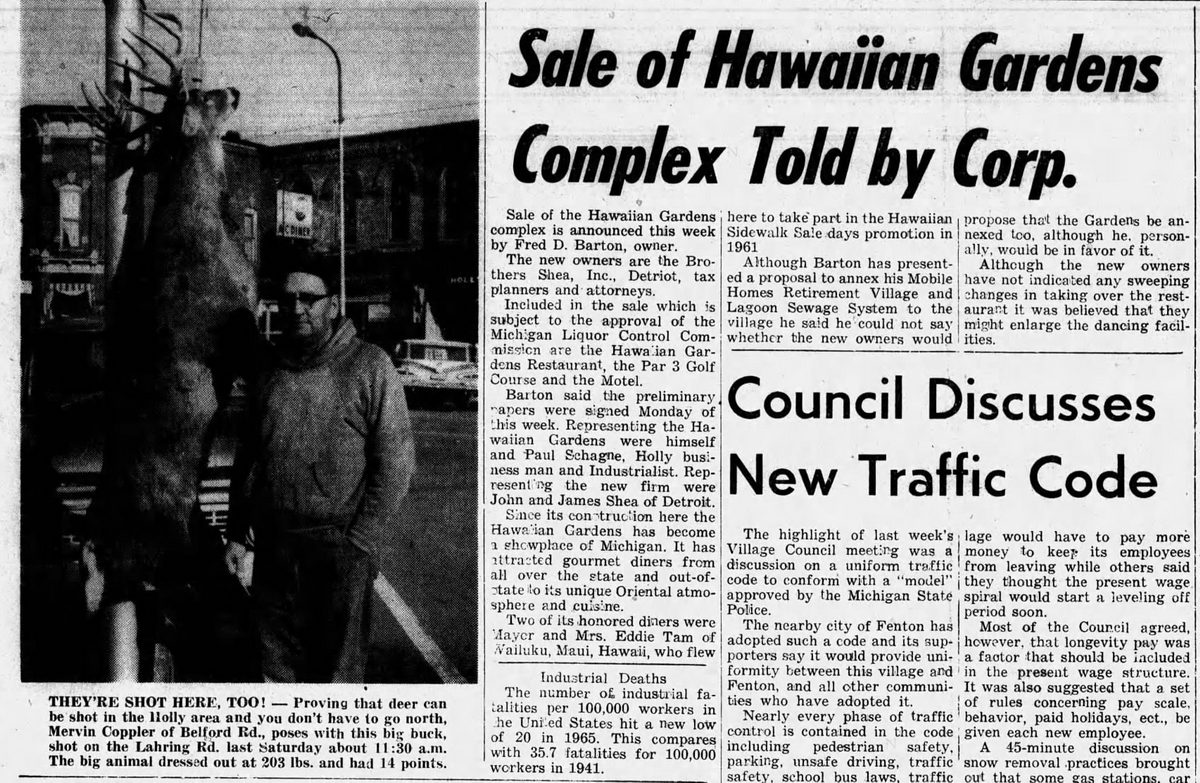 Hawaiian Gardens Resort Motel - Dec 01 1966 Article